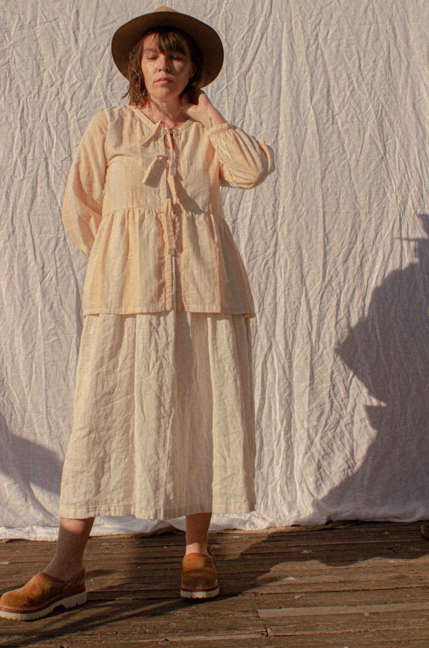 Prairie Tie Top Apricot image 0